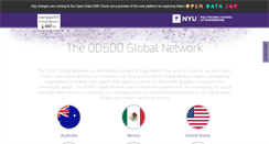 Desktop Screenshot of opendata500.com
